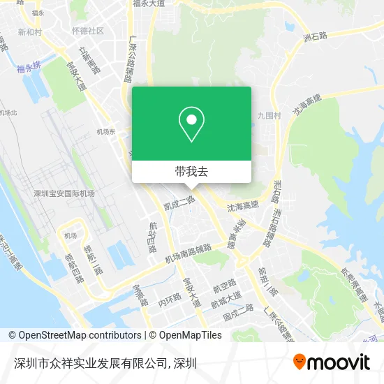 深圳市众祥实业发展有限公司地图