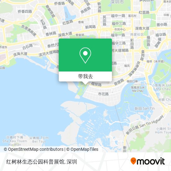 红树林生态公园科普展馆地图
