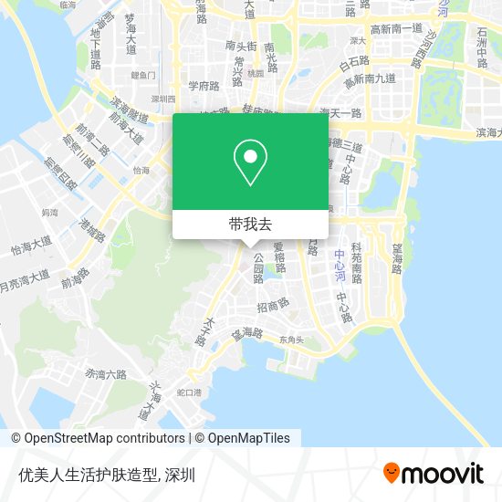 优美人生活护肤造型地图