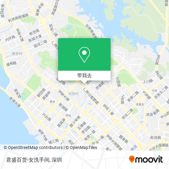 君盛百货-女洗手间地图