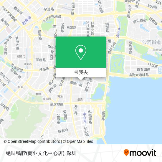 绝味鸭脖(商业文化中心店)地图