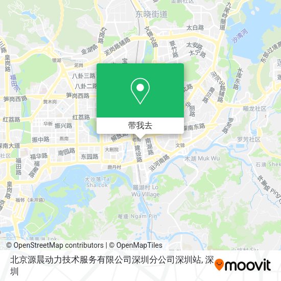 北京源晨动力技术服务有限公司深圳分公司深圳站地图