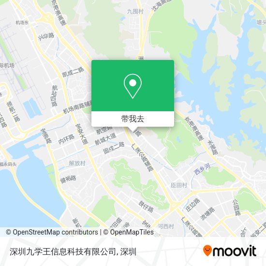 深圳九学王信息科技有限公司地图