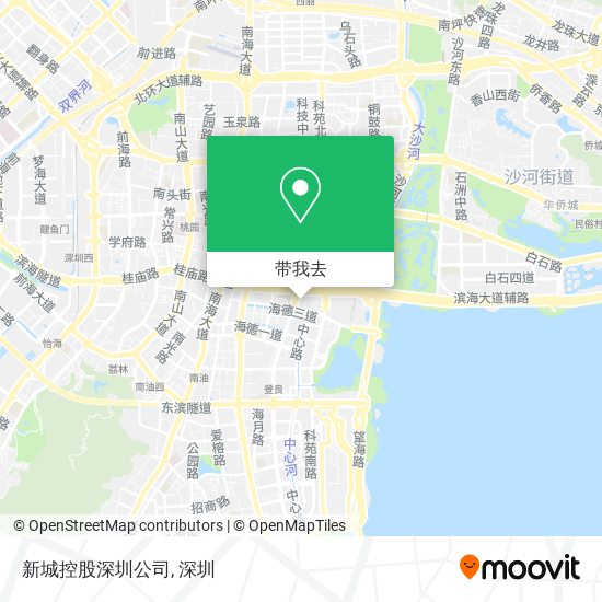 新城控股深圳公司地图