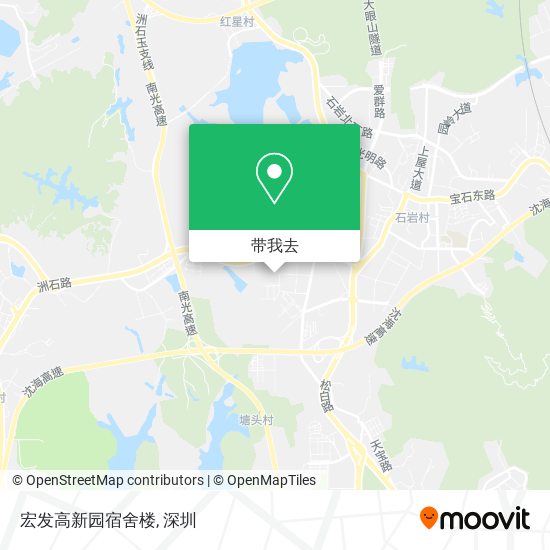 宏发高新园宿舍楼地图