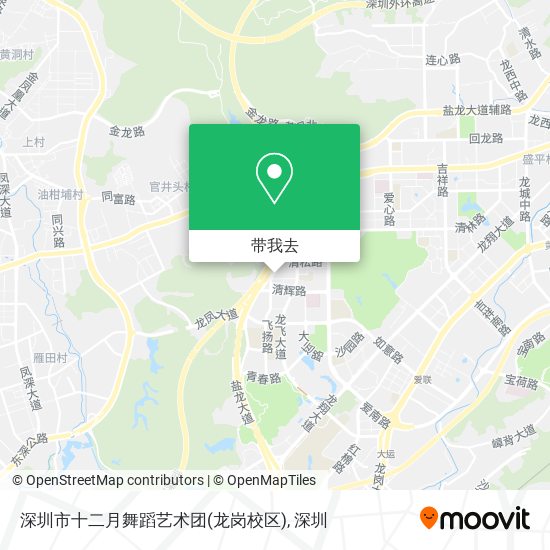 深圳市十二月舞蹈艺术团(龙岗校区)地图