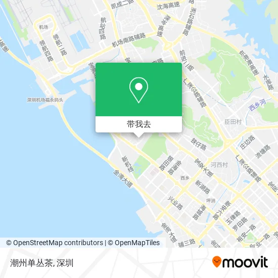 潮州单丛茶地图