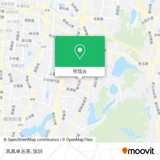 凤凰单丛茶地图