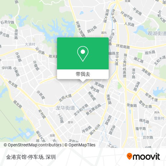 金港宾馆-停车场地图
