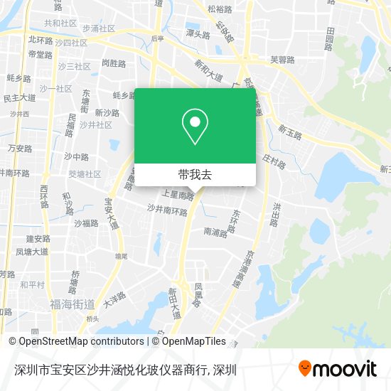 深圳市宝安区沙井涵悦化玻仪器商行地图