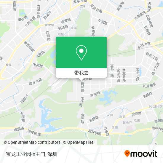 宝龙工业园-n主门地图