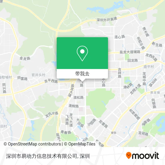 深圳市易动力信息技术有限公司地图