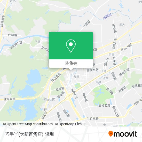 巧手丫(大新百货店)地图