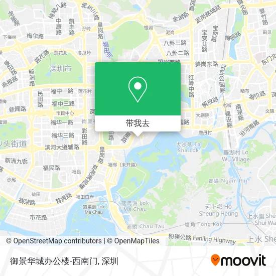 御景华城办公楼-西南门地图