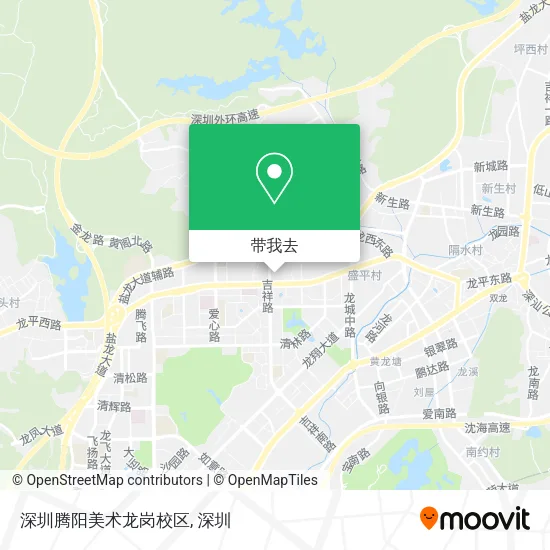 深圳腾阳美术龙岗校区地图