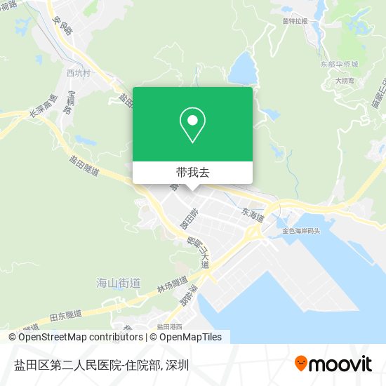 盐田区第二人民医院-住院部地图