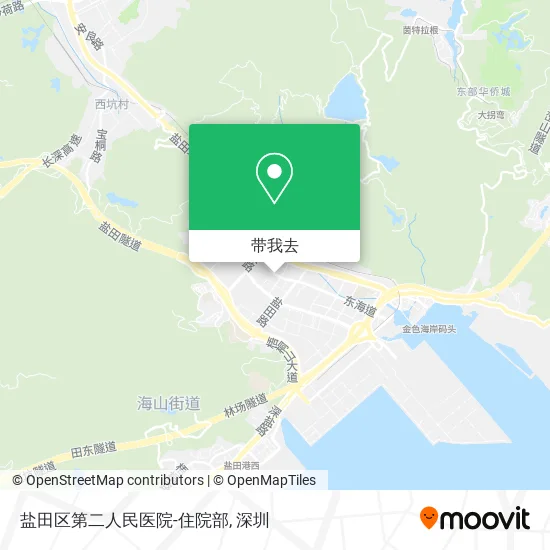 盐田区第二人民医院-住院部地图