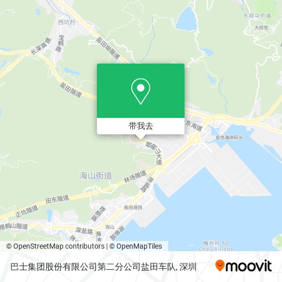 巴士集团股份有限公司第二分公司盐田车队地图