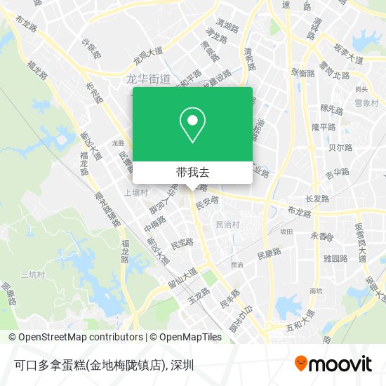 可口多拿蛋糕(金地梅陇镇店)地图