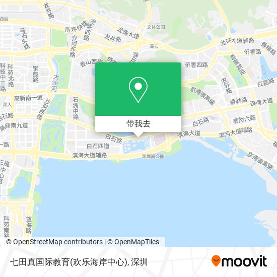七田真国际教育(欢乐海岸中心)地图