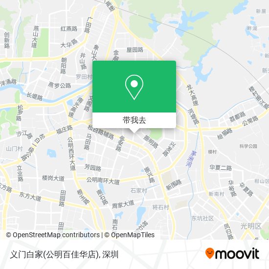 义门白家(公明百佳华店)地图