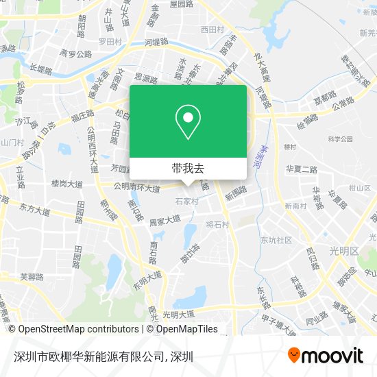 深圳市欧椰华新能源有限公司地图
