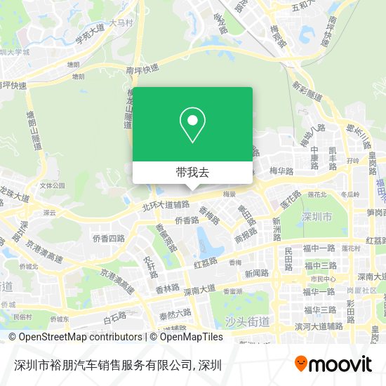 深圳市裕朋汽车销售服务有限公司地图
