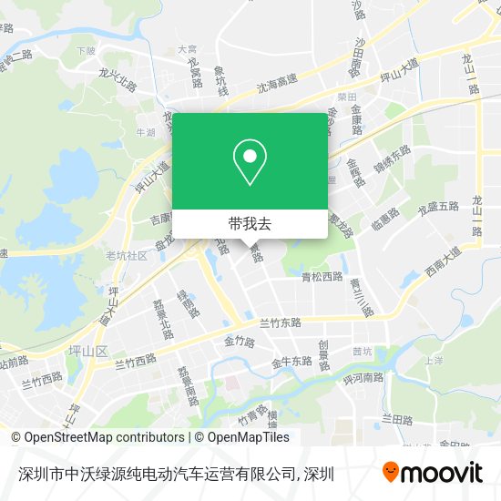 深圳市中沃绿源纯电动汽车运营有限公司地图