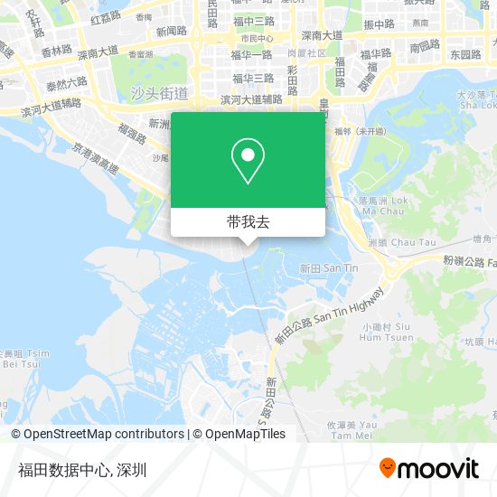 福田数据中心地图
