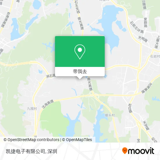 凯捷电子有限公司地图