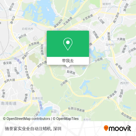 驰誉宴实业全自动注蜡机地图