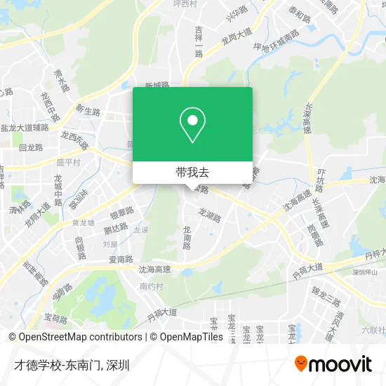 才德学校-东南门地图