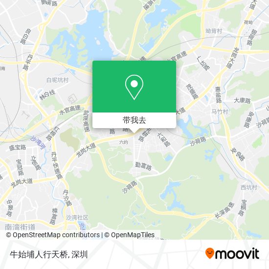 牛始埔人行天桥地图