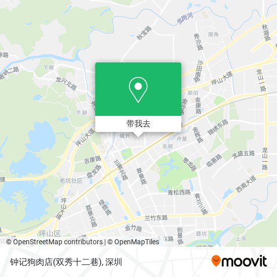 钟记狗肉店(双秀十二巷)地图
