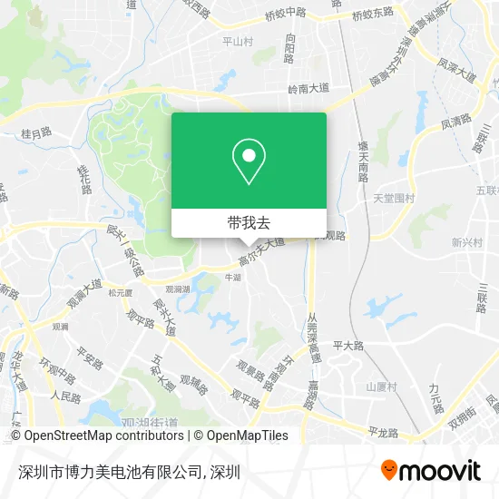 深圳市博力美电池有限公司地图