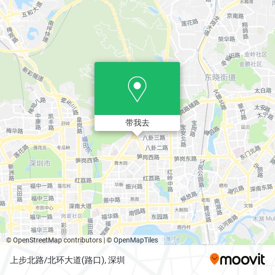 上步北路/北环大道(路口)地图
