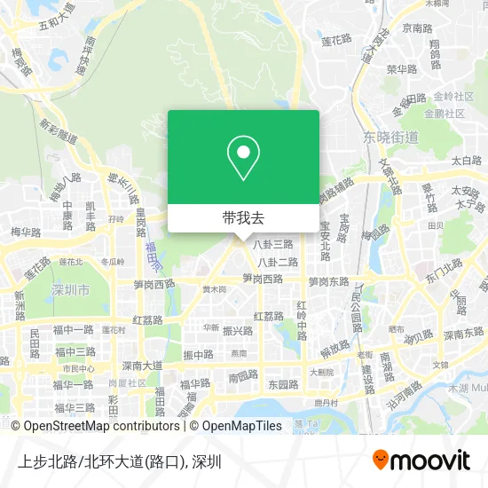 上步北路/北环大道(路口)地图