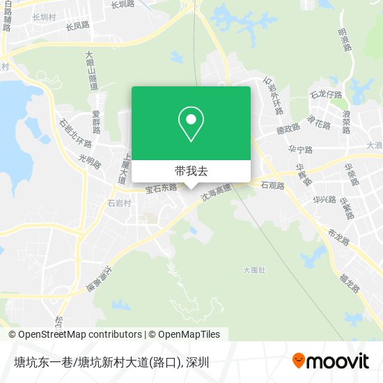塘坑东一巷/塘坑新村大道(路口)地图