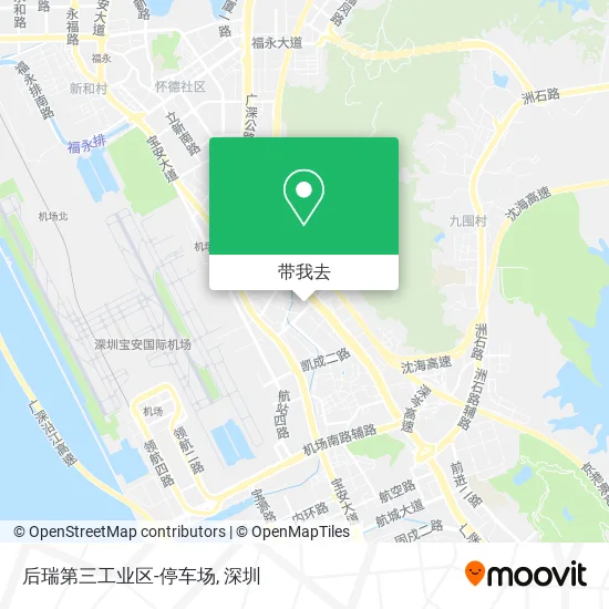 后瑞第三工业区-停车场地图