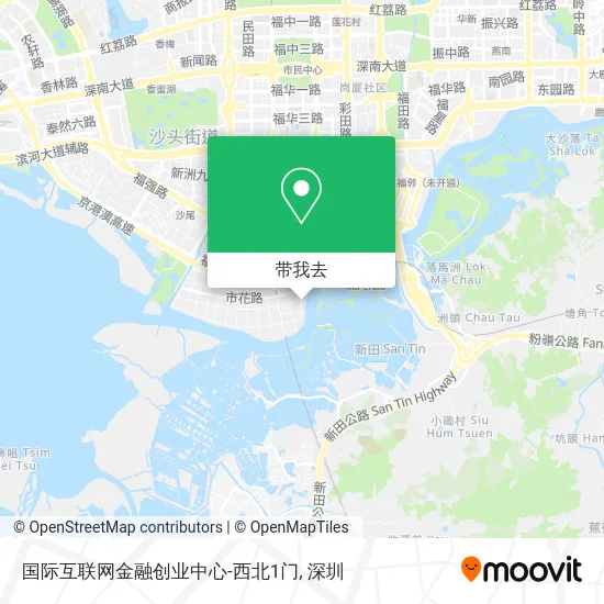 国际互联网金融创业中心-西北1门地图
