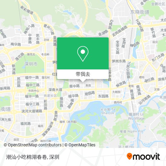 潮汕小吃棉湖春卷地图