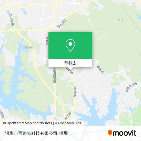 深圳市西迪特科技有限公司地图