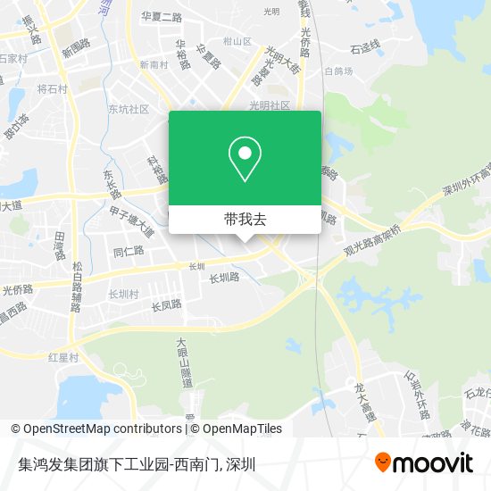 集鸿发集团旗下工业园-西南门地图