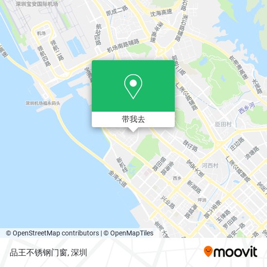 品王不锈钢门窗地图