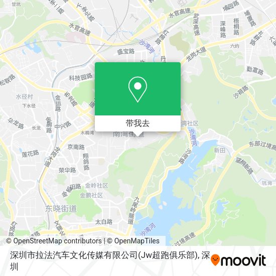 深圳市拉法汽车文化传媒有限公司(Jw超跑俱乐部)地图
