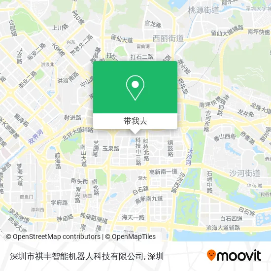 深圳市祺丰智能机器人科技有限公司地图