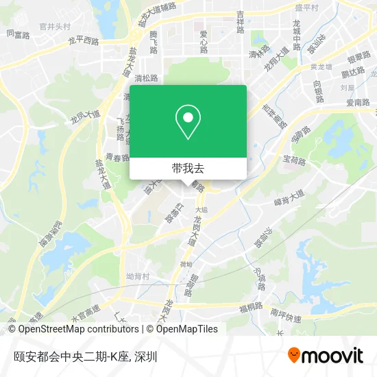 颐安都会中央二期-K座地图