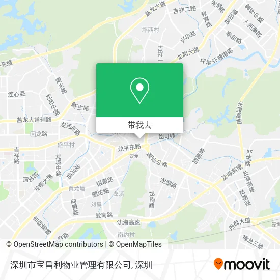 深圳市宝昌利物业管理有限公司地图