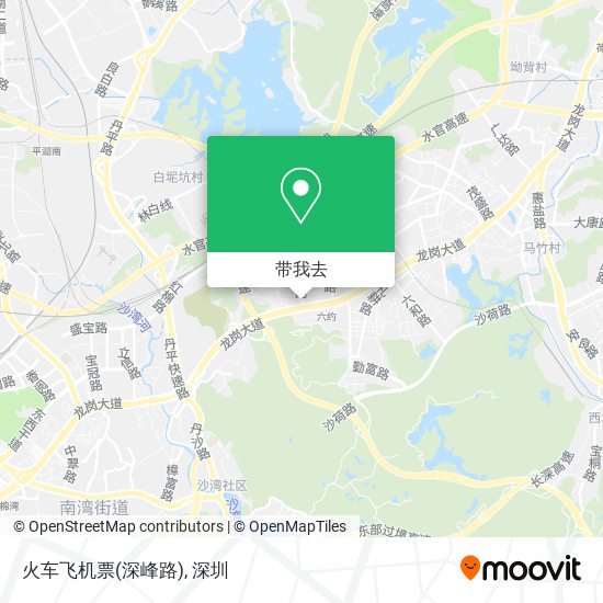 火车飞机票(深峰路)地图