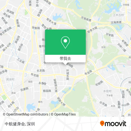 中航健身会地图